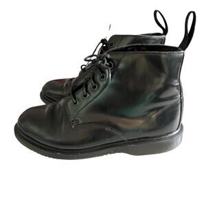 Dr. Martens Lace Up Emmeline Boot Women’s Size US 6 Leather Combat Black